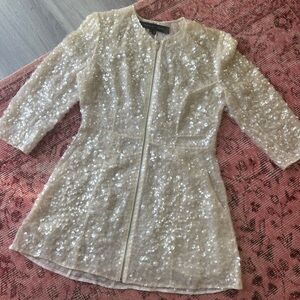 Theyskens' Theory Iridescent Sequin Jacket